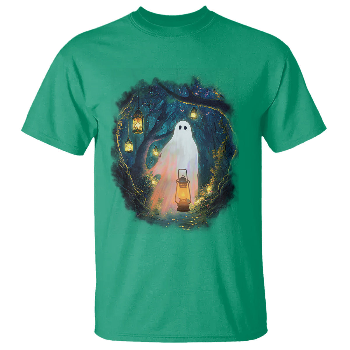 ghost-t-shirt-ghost-in-the-forest-shirt