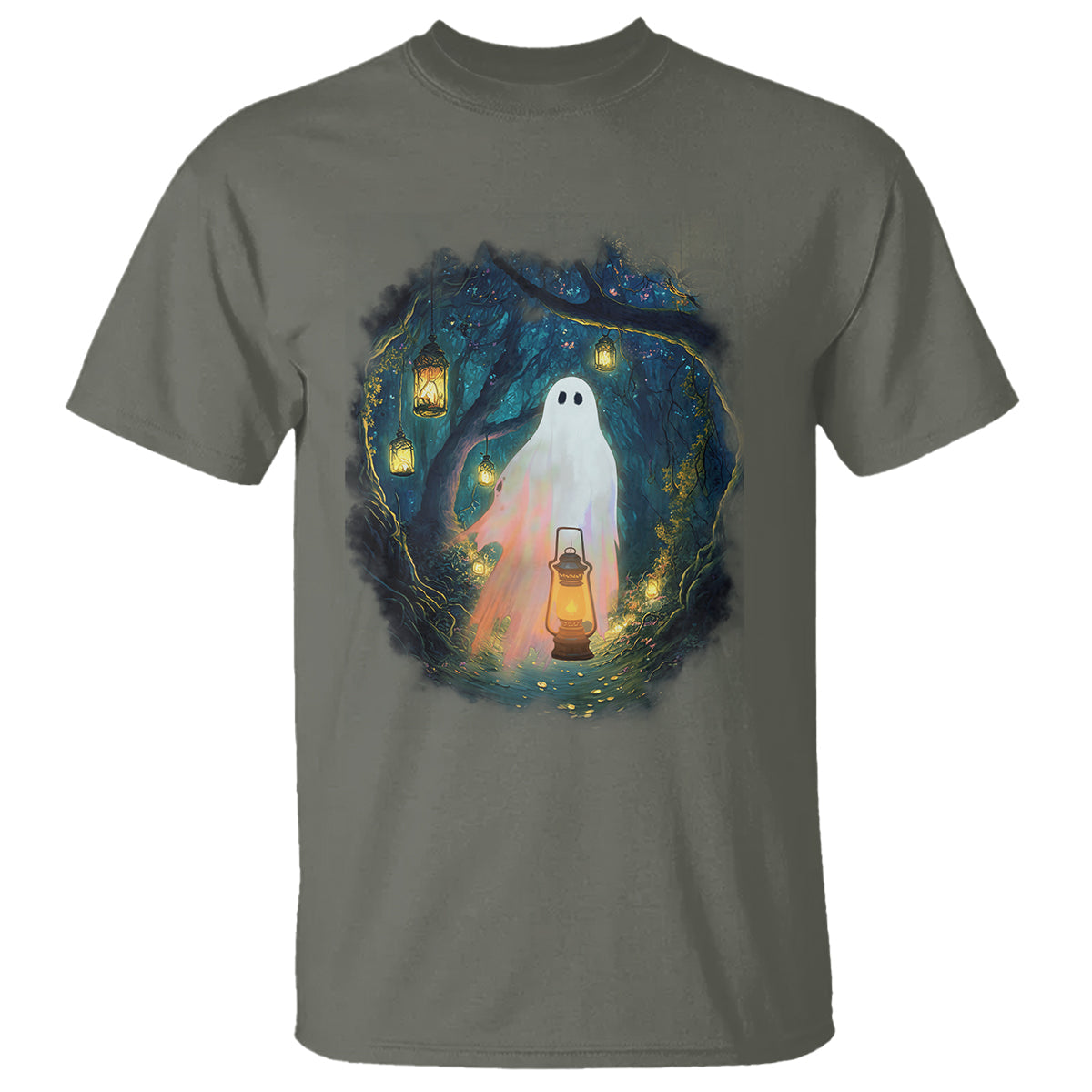 ghost-t-shirt-ghost-in-the-forest-shirt