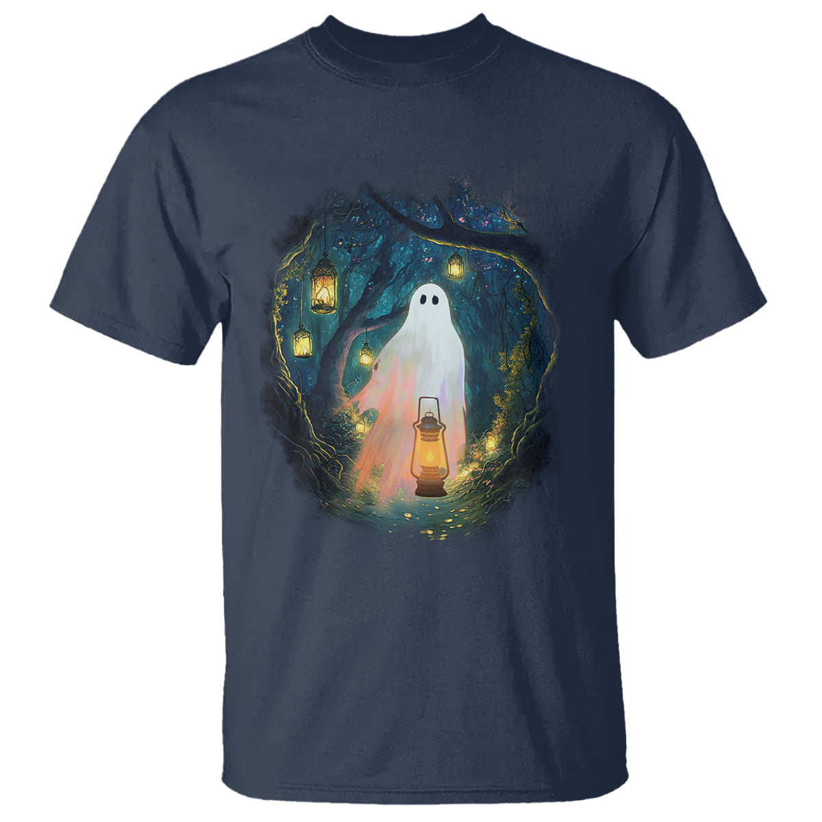 ghost-t-shirt-ghost-in-the-forest-shirt