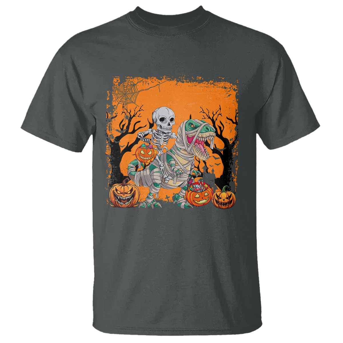 funny-halloween-skeleton-riding-dinosaur-t-shirt