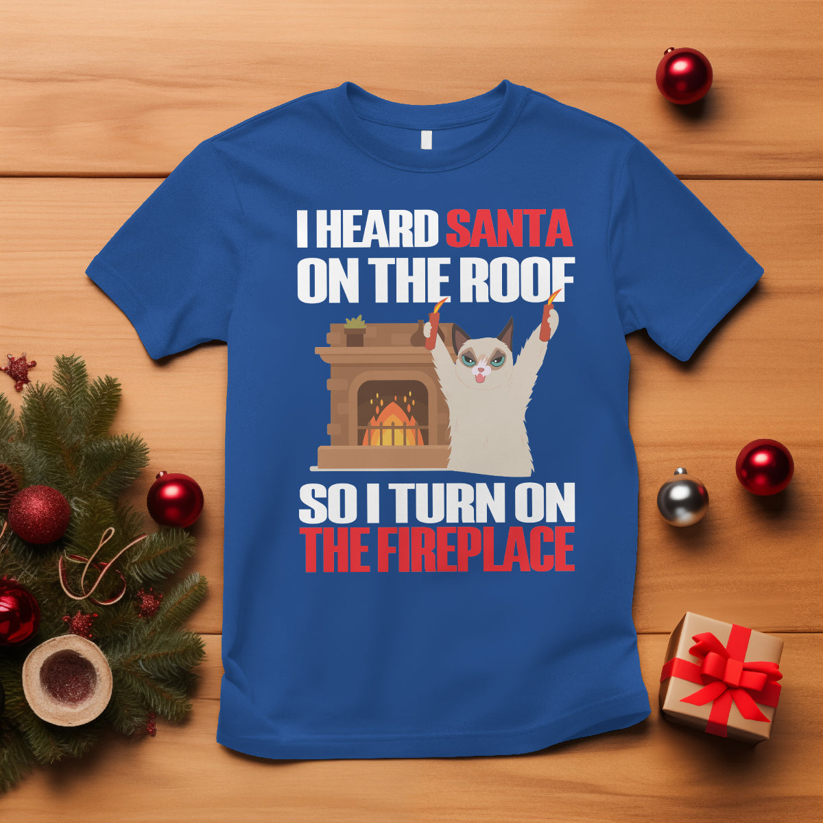 cat-hates-santa-turned-on-the-fireplace-funny-christmas-t-shirt