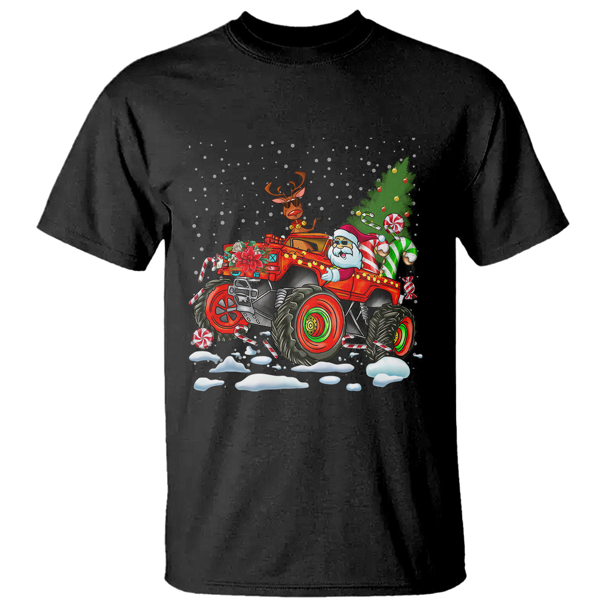 construction-excavator-christmas-tree-light-t-shirt