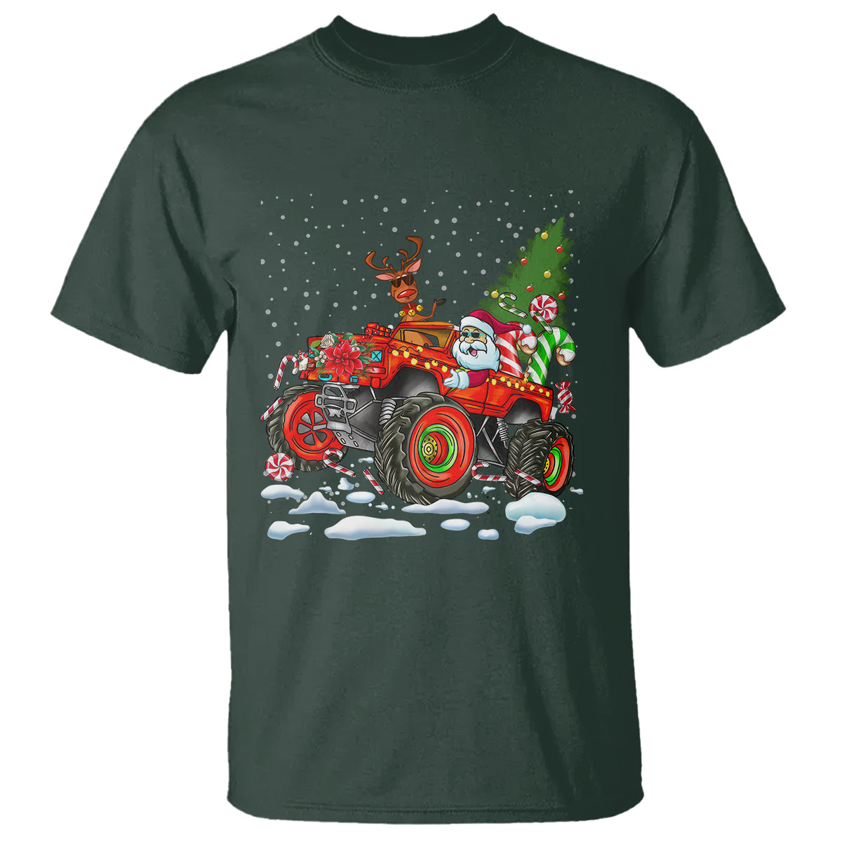 construction-excavator-christmas-tree-light-t-shirt