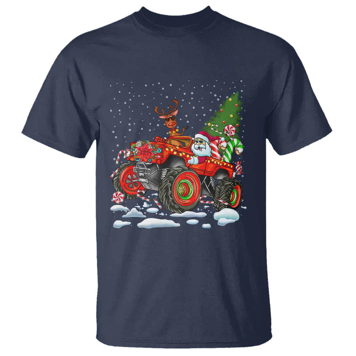 construction-excavator-christmas-tree-light-t-shirt