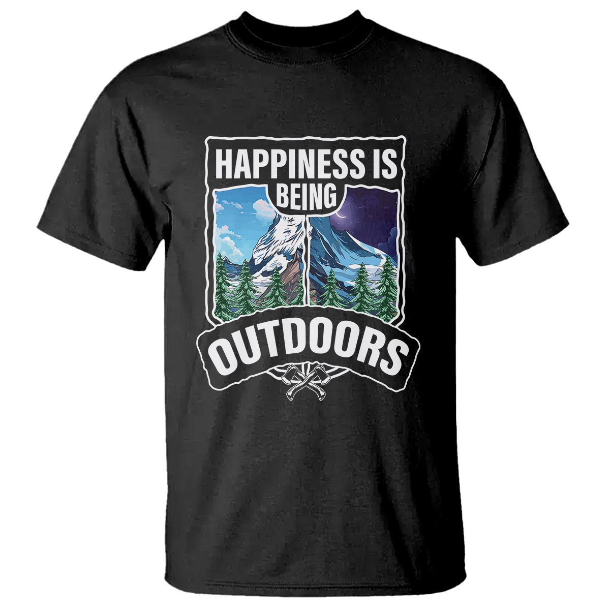 funny-camping-t-shirt-happiness-is-being-outdoor