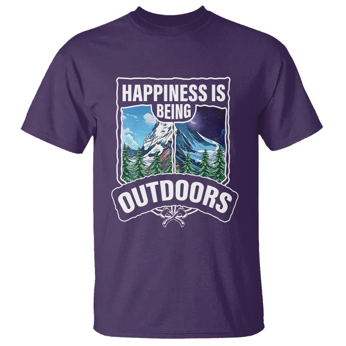 funny-camping-t-shirt-happiness-is-being-outdoor