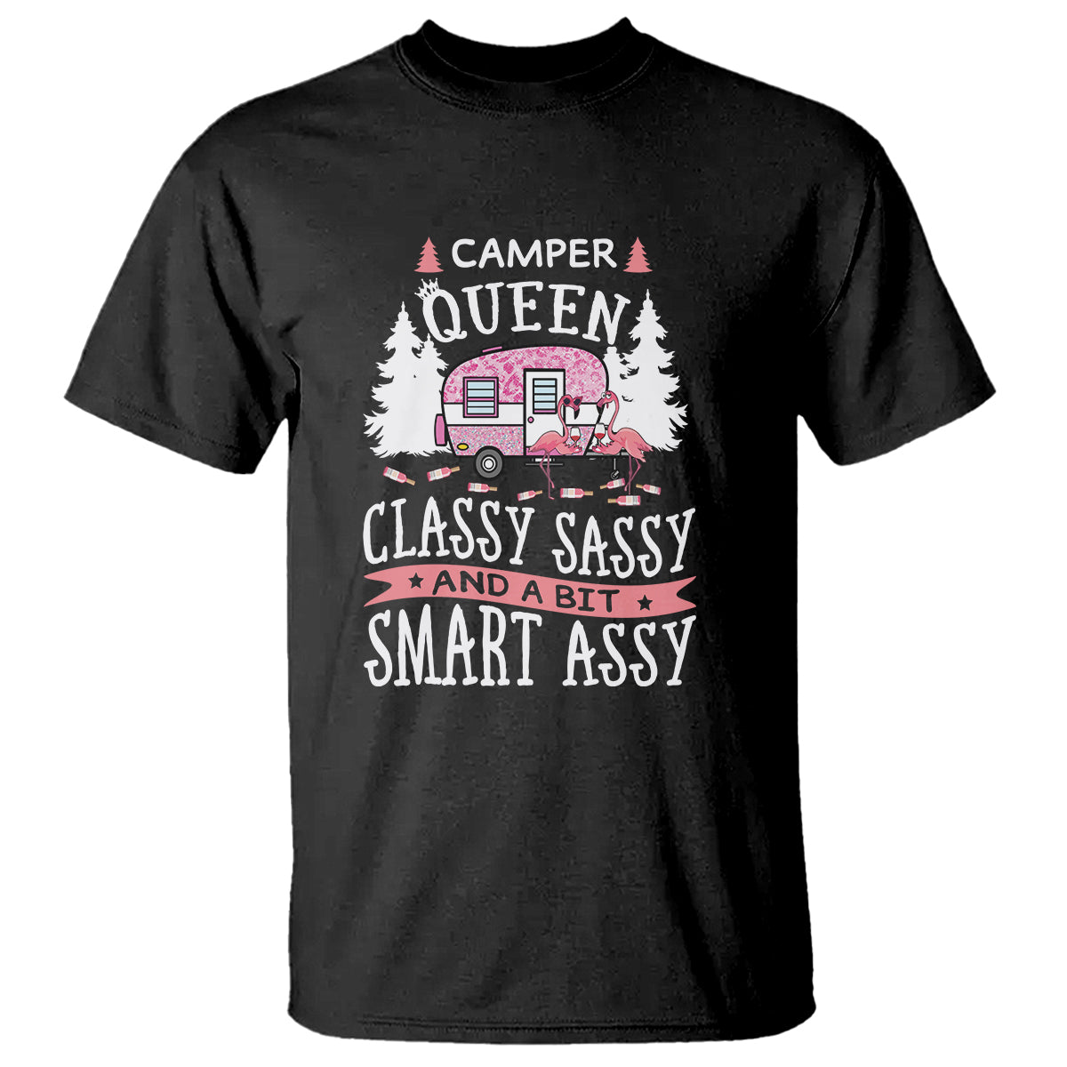 funny-camping-t-shirt-camper-queen-classy-sassy-and-a-bit-smart-assy-flamingo
