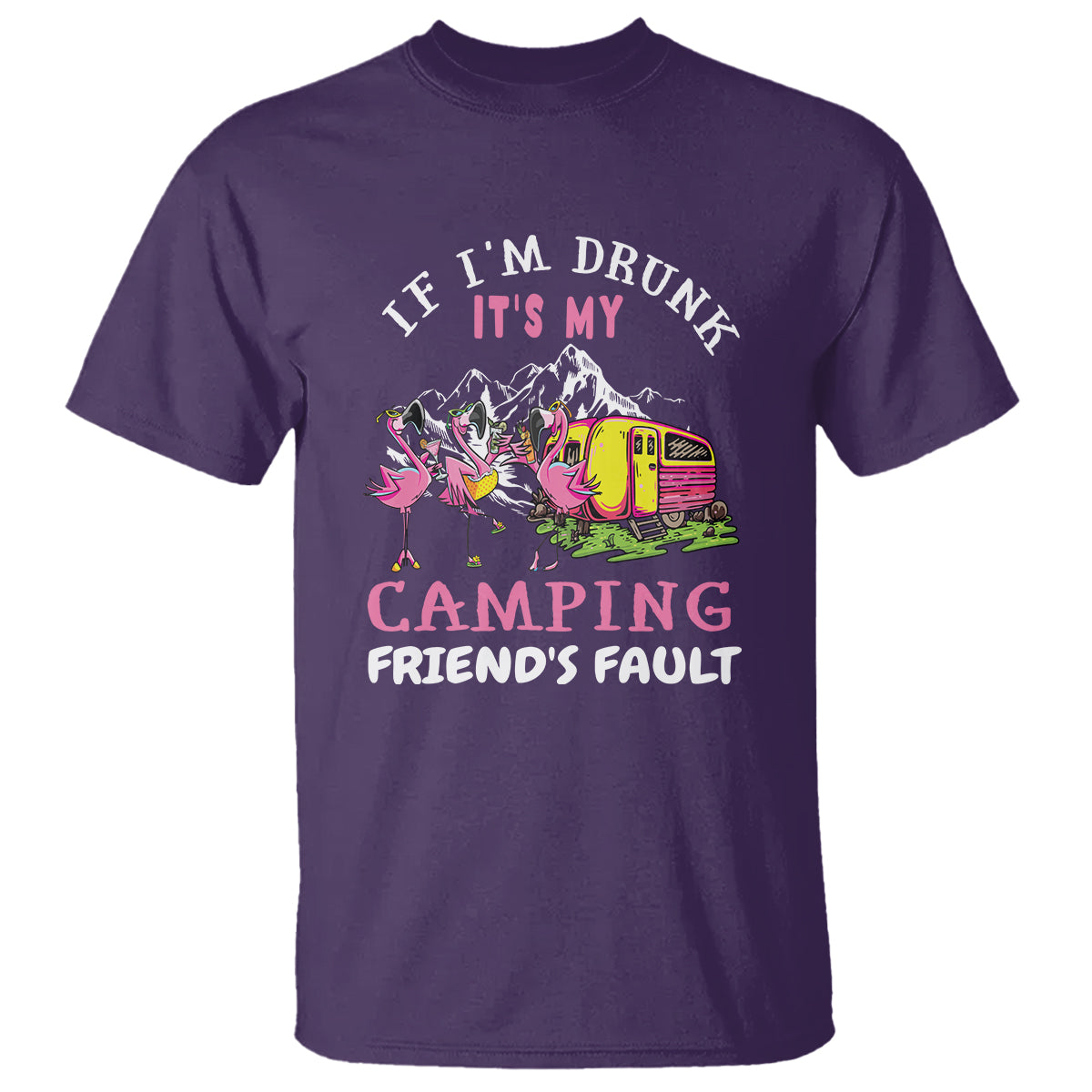 camping-beer-lover-t-shirt-if-im-drunk-its-my-camping-friends-fault-funny-flamingo