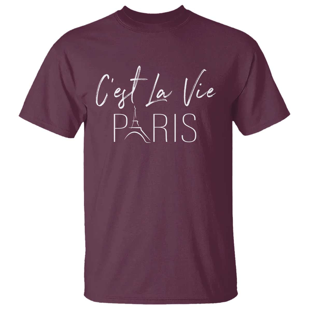 cest-la-vie-eiffel-paris-french-thats-life-france-travel-t-shirt