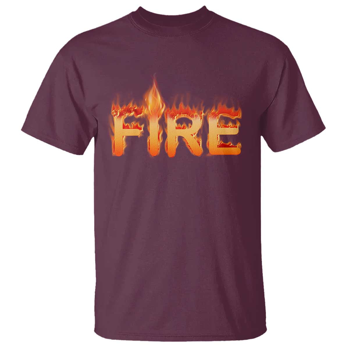 couple-matching-fire-and-ice-t-shirt-typographic-fire