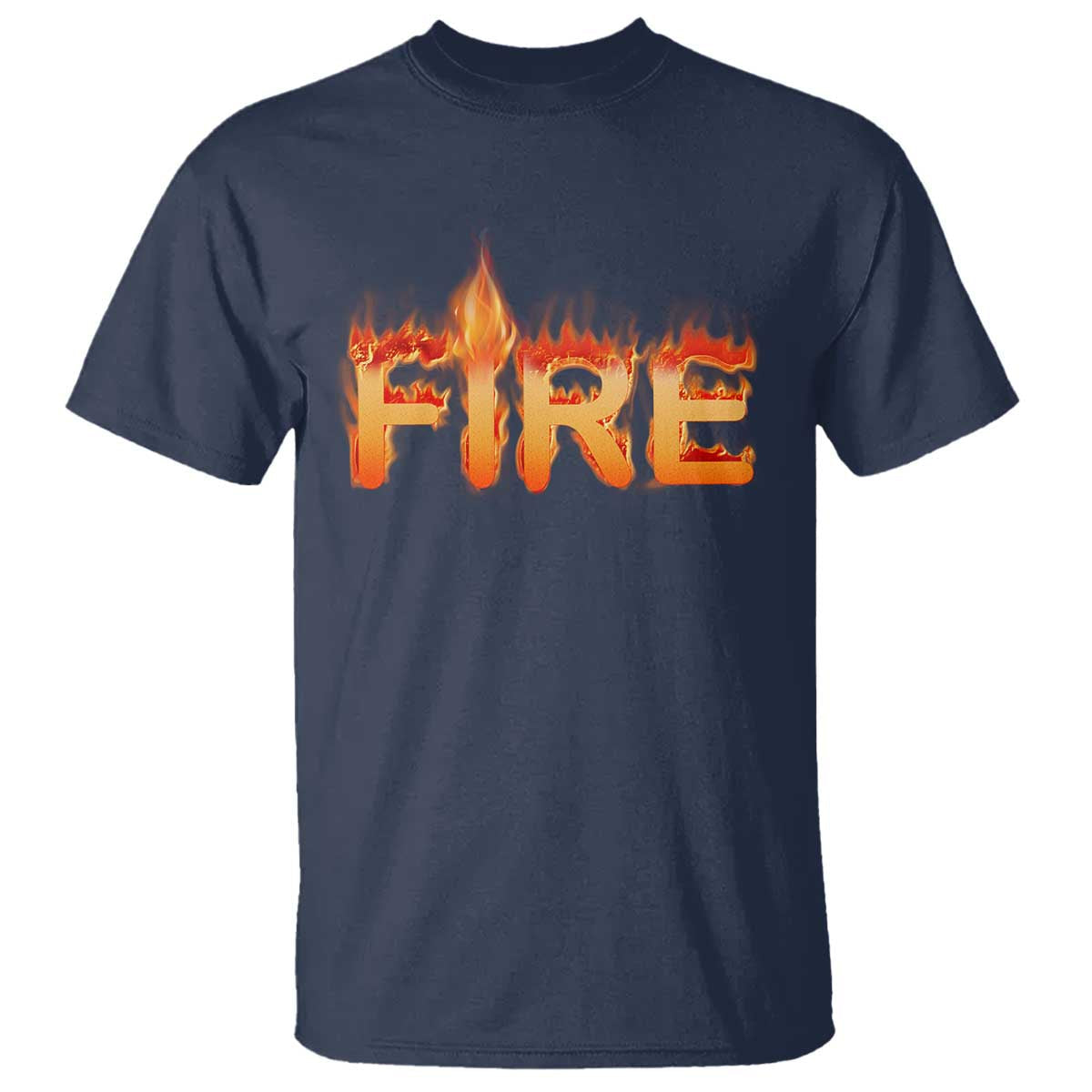 couple-matching-fire-and-ice-t-shirt-typographic-fire