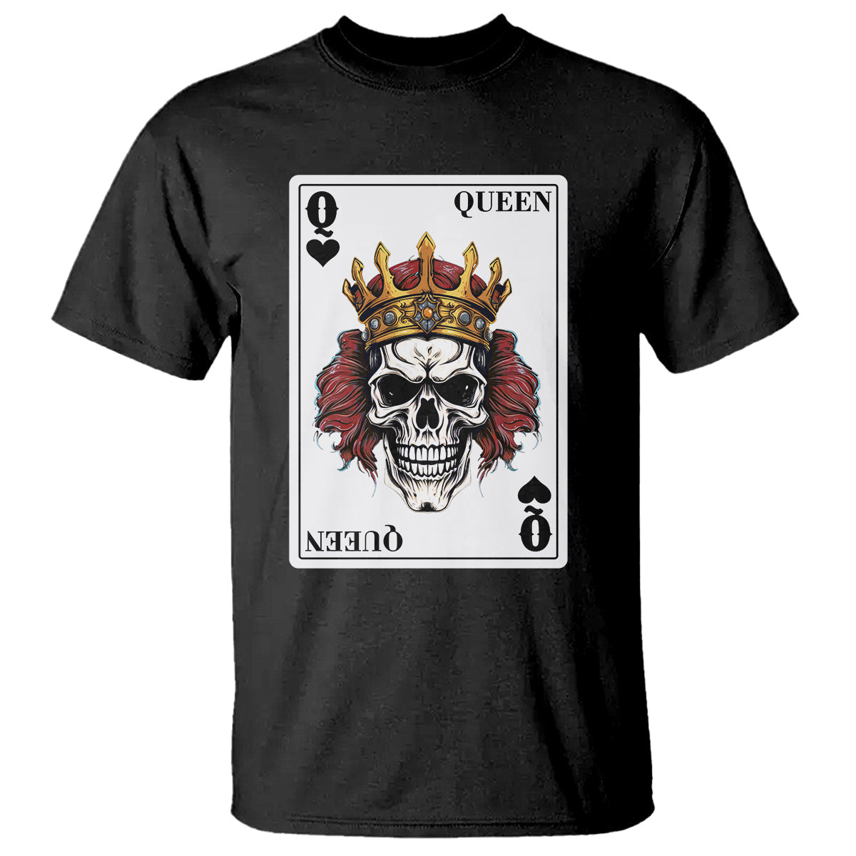 poker-t-shirt-couple-matching-22-card-queen-skull