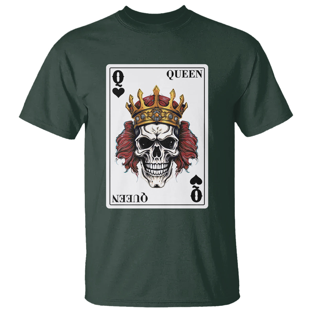 poker-t-shirt-couple-matching-22-card-queen-skull