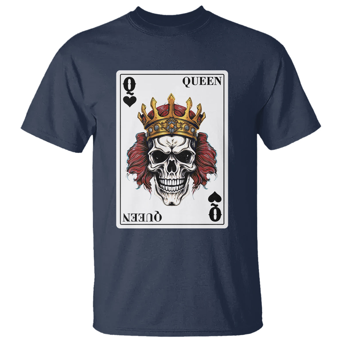 poker-t-shirt-couple-matching-22-card-queen-skull