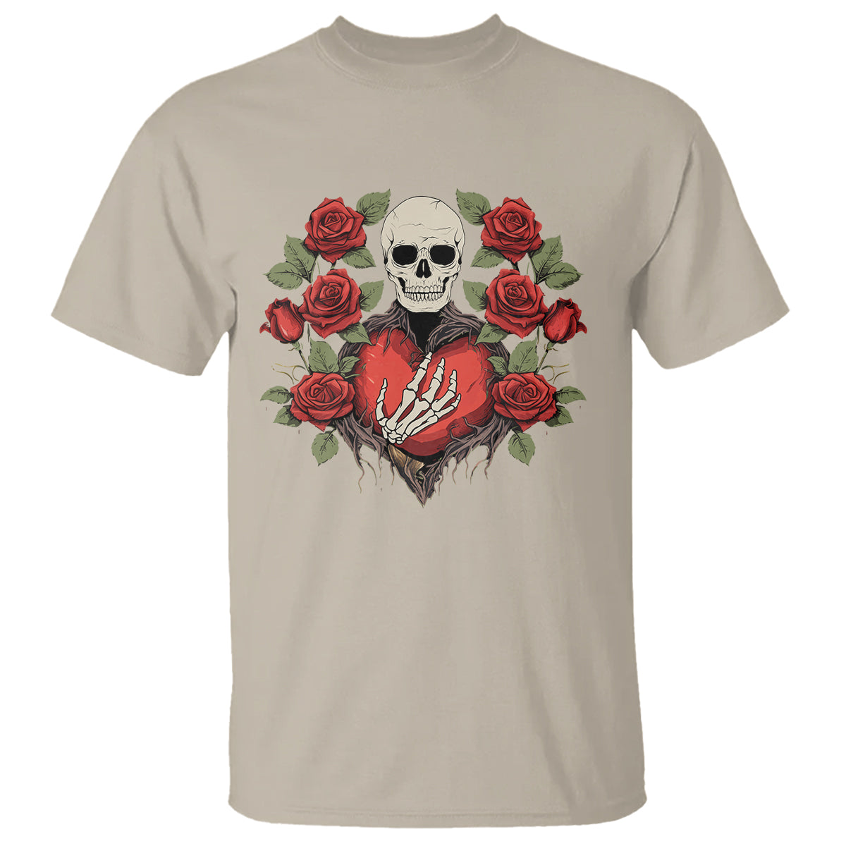 valentines-day-t-shirt-skeleton-hand-heart-sign-red-rose-flower-gothic