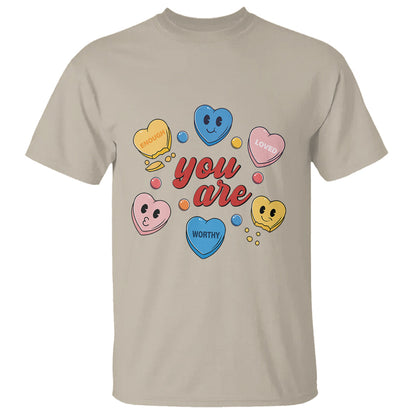 you-are-loved-worthy-enough-candy-heart-valentines-day-t-shirt
