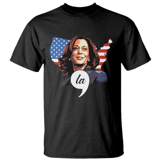 comma-la-harris-t-shirt-american-flag-president-2024