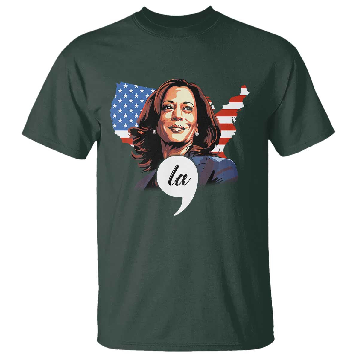 comma-la-harris-t-shirt-american-flag-president-2024