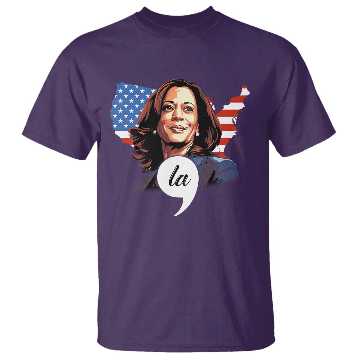 comma-la-harris-t-shirt-american-flag-president-2024