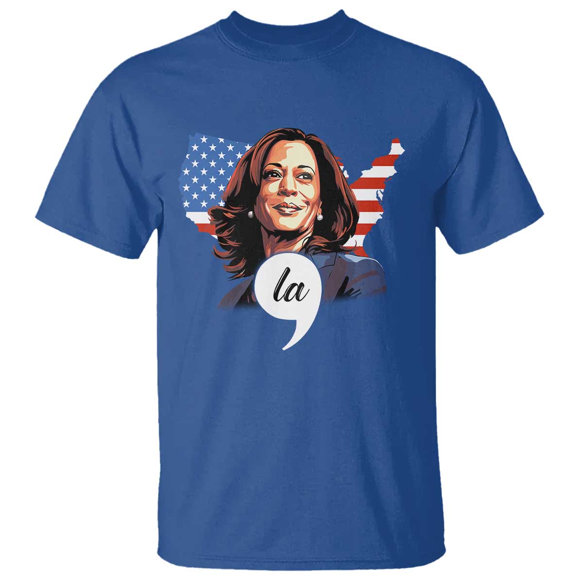 comma-la-harris-t-shirt-american-flag-president-2024