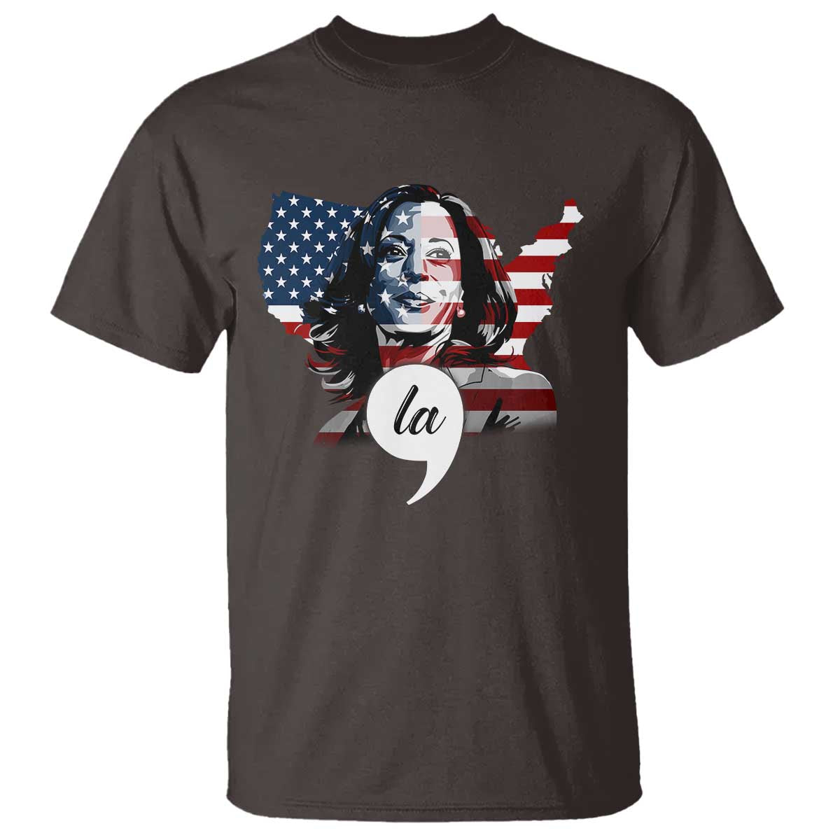 comma-la-harris-t-shirt-american-flag-president-2025