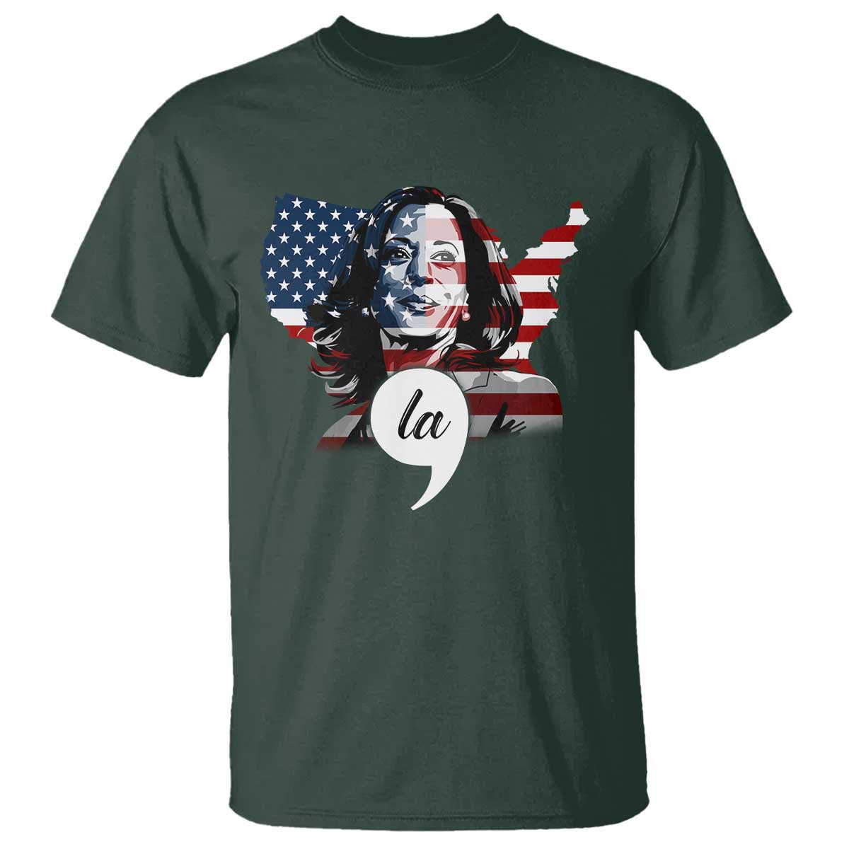 comma-la-harris-t-shirt-american-flag-president-2025