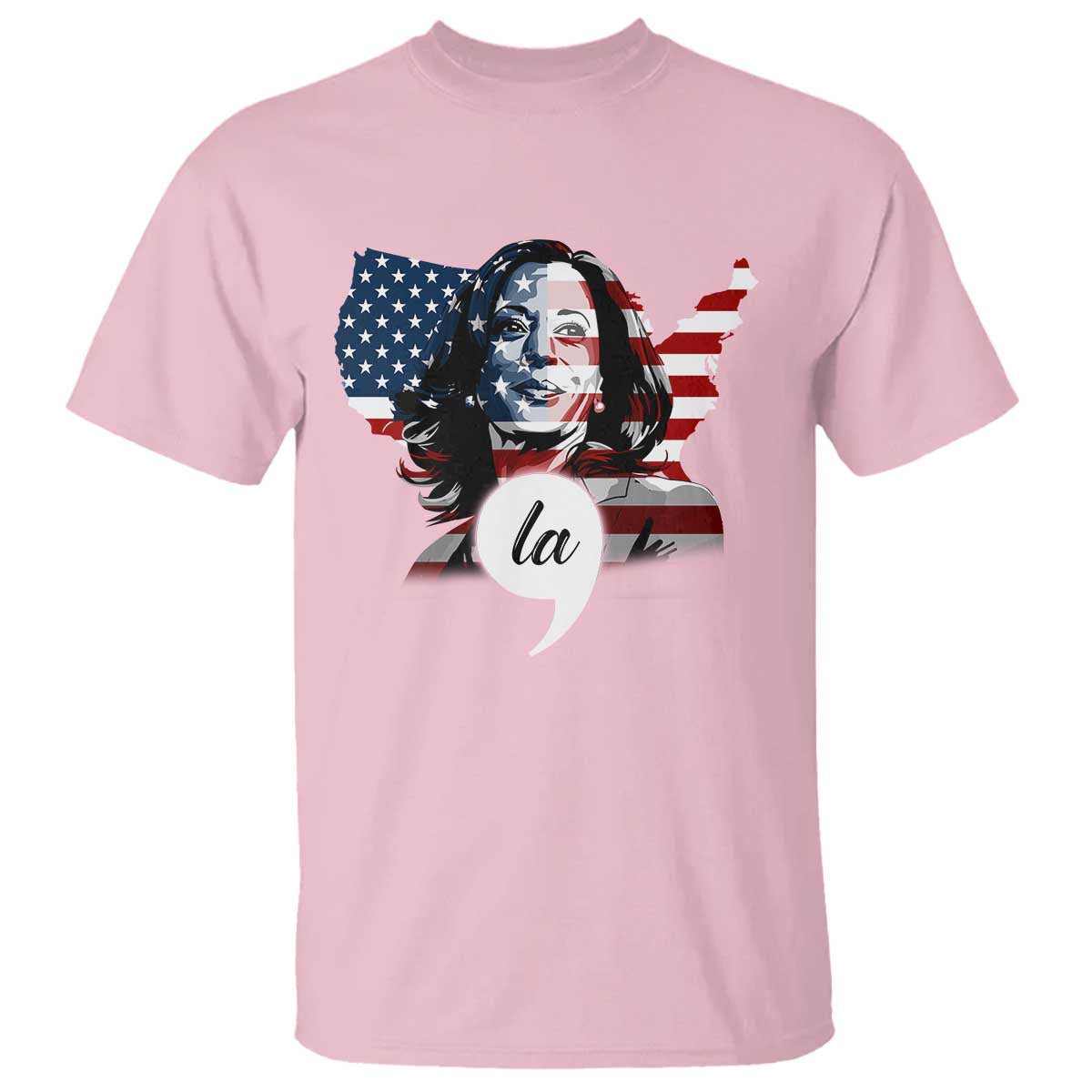 comma-la-harris-t-shirt-american-flag-president-2025