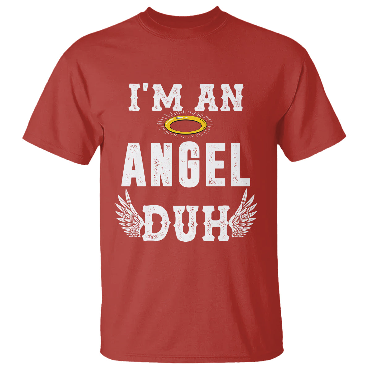 christmas-t-shirt-im-an-angel-duh-lazy