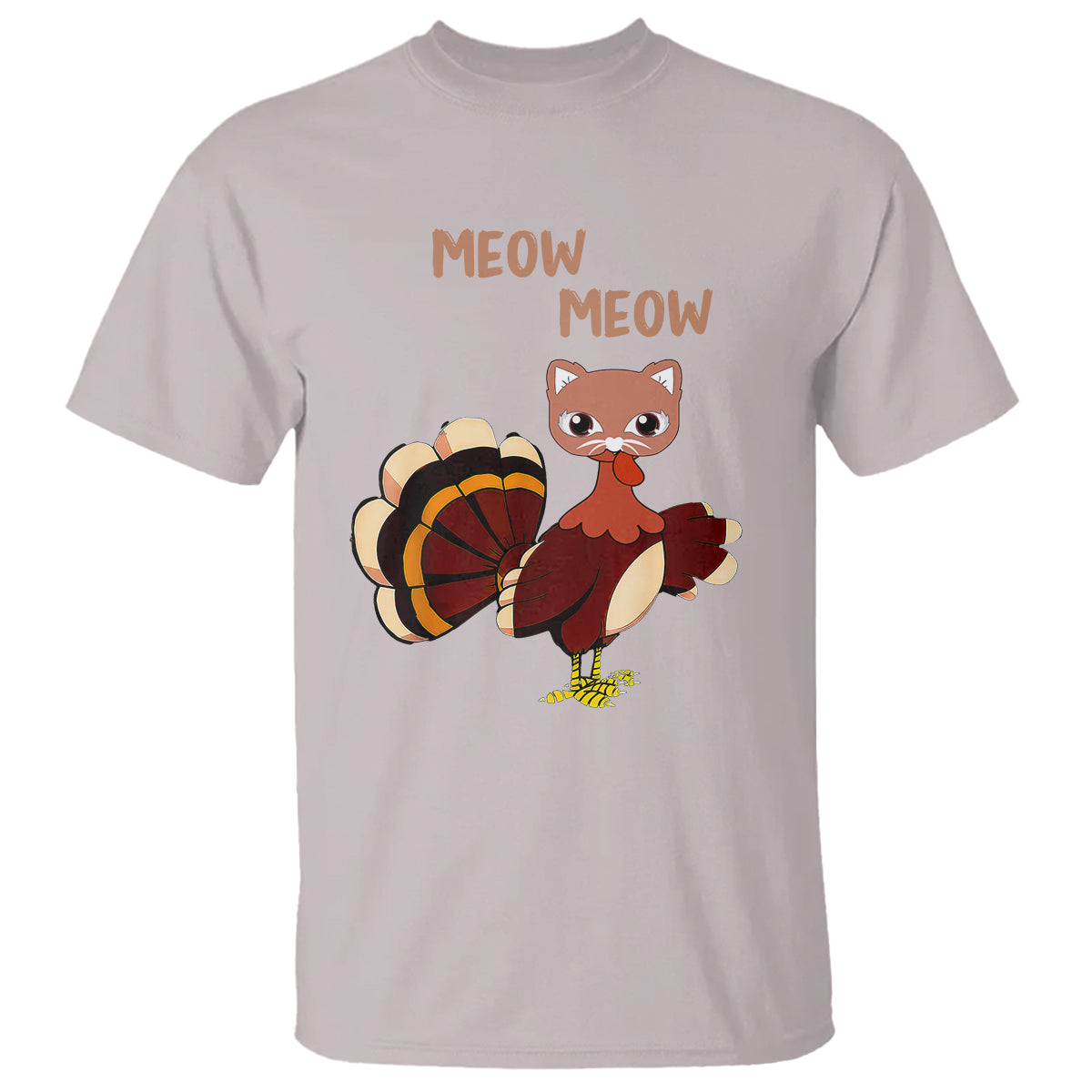 thanksgiving-cat-lover-t-shirt-funny-turkey-fake-meow-meow