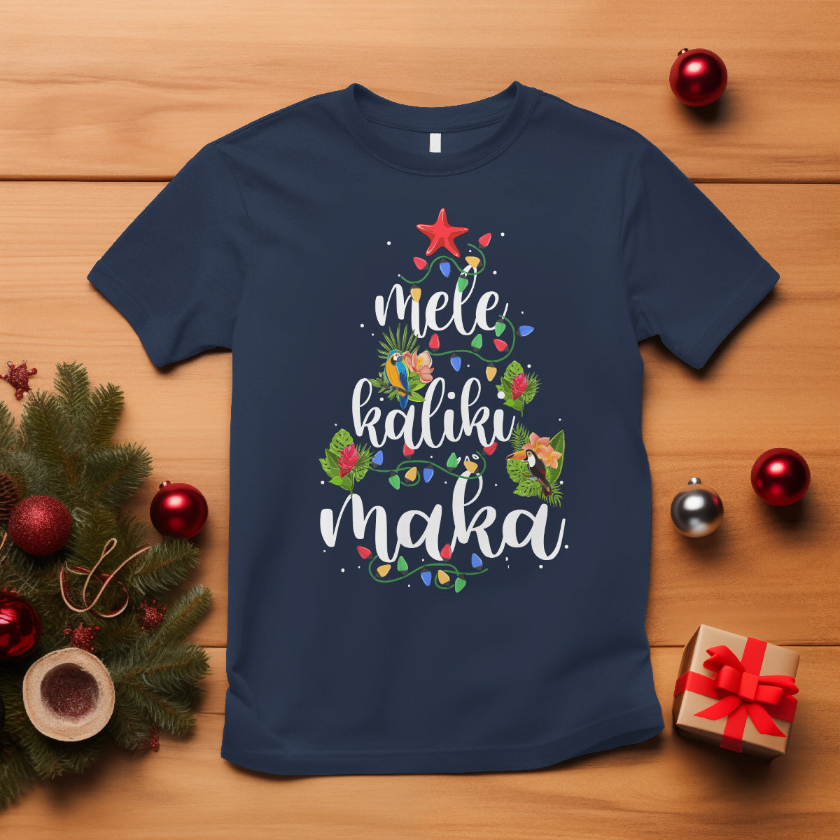 mele-kalikimaka-hawaiian-christmas-tree-t-shirt
