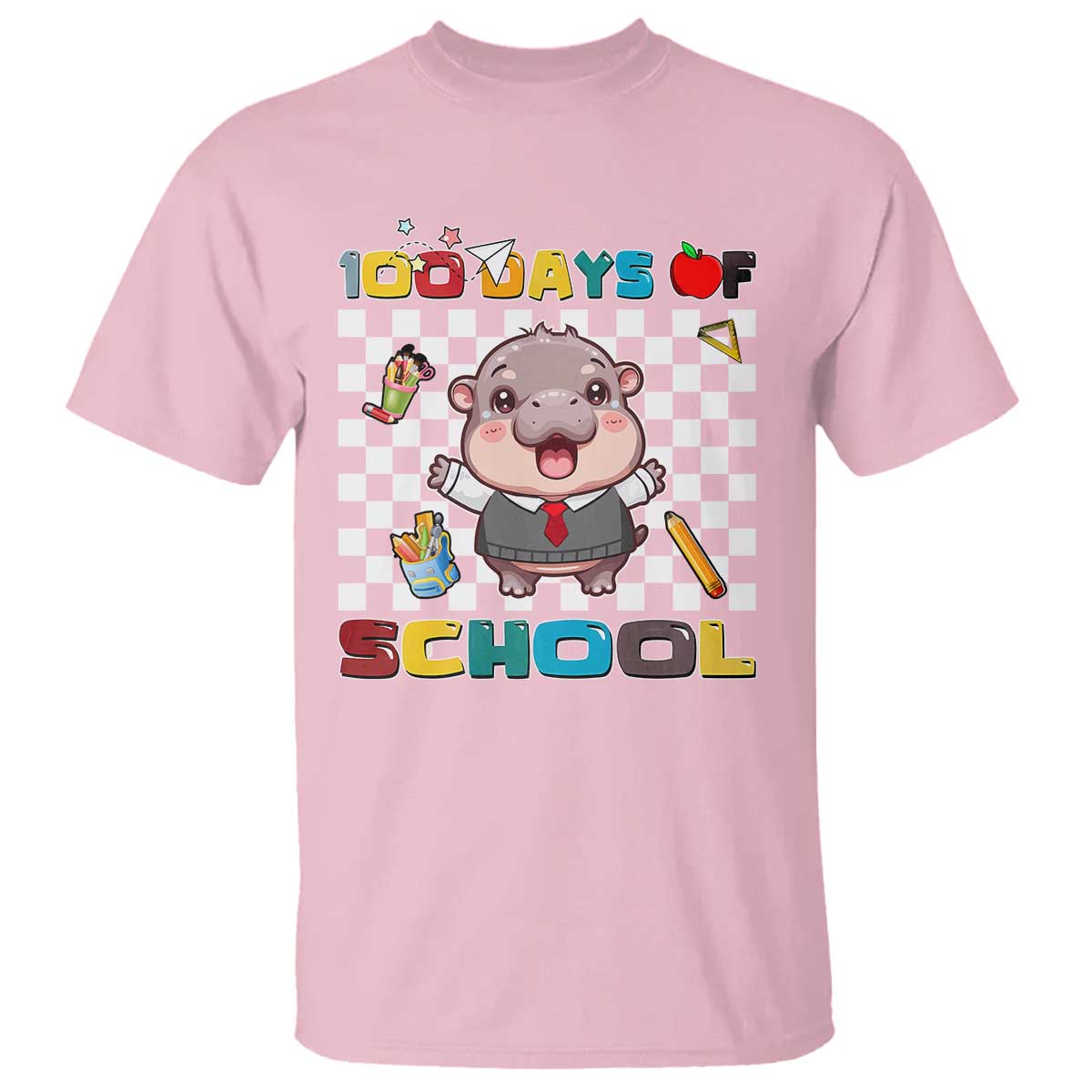 moo-deng-100th-day-of-school-t-shirt-cute-baby-hippo-100-days
