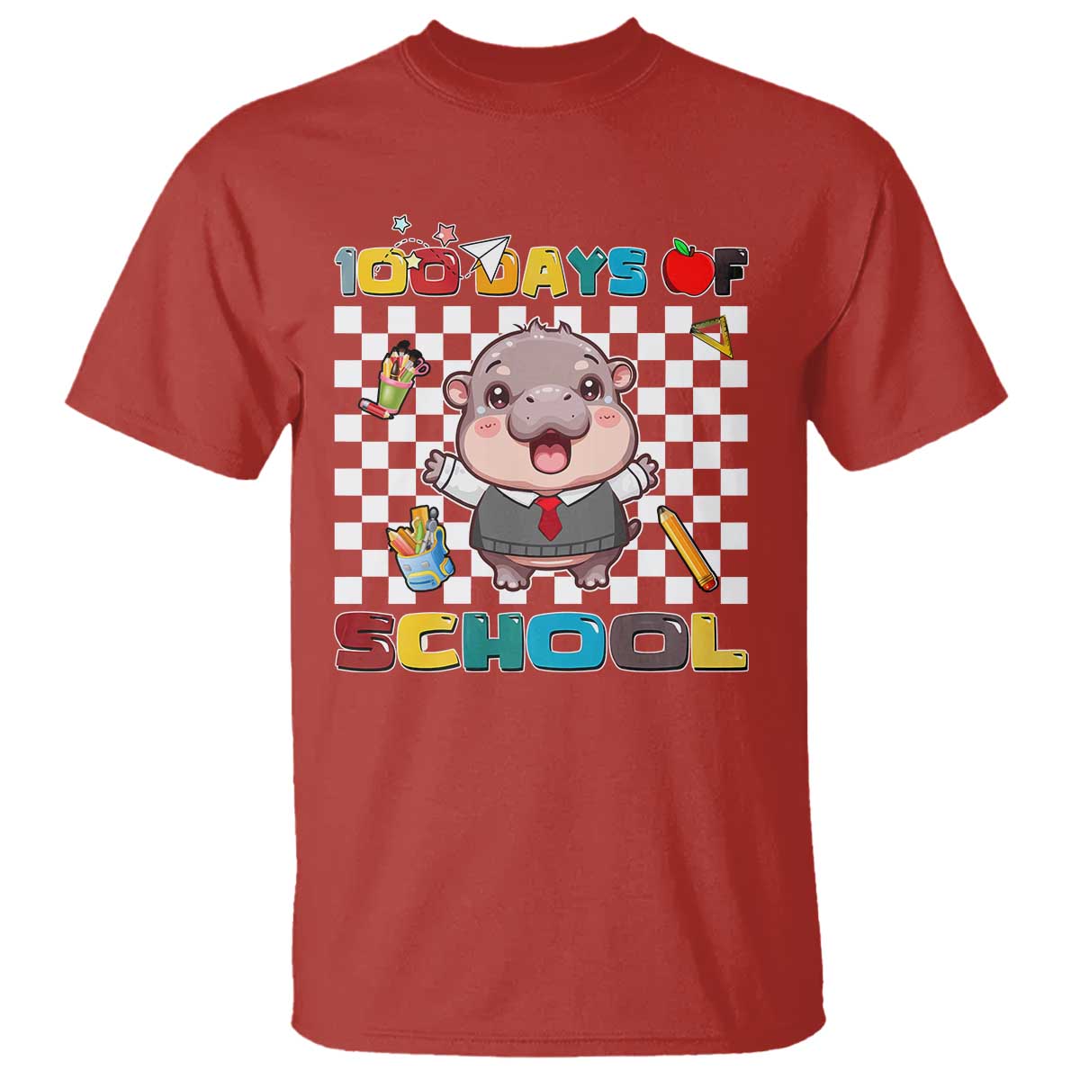 moo-deng-100th-day-of-school-t-shirt-cute-baby-hippo-100-days