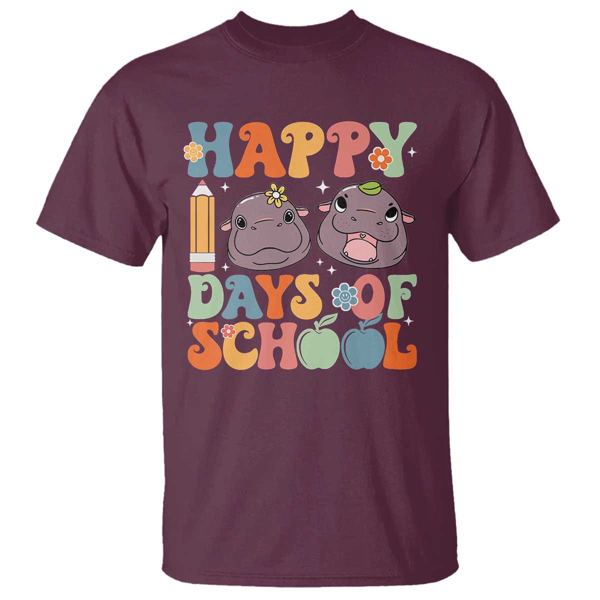 happy-100-days-of-school-cute-moo-deng-t-shirt