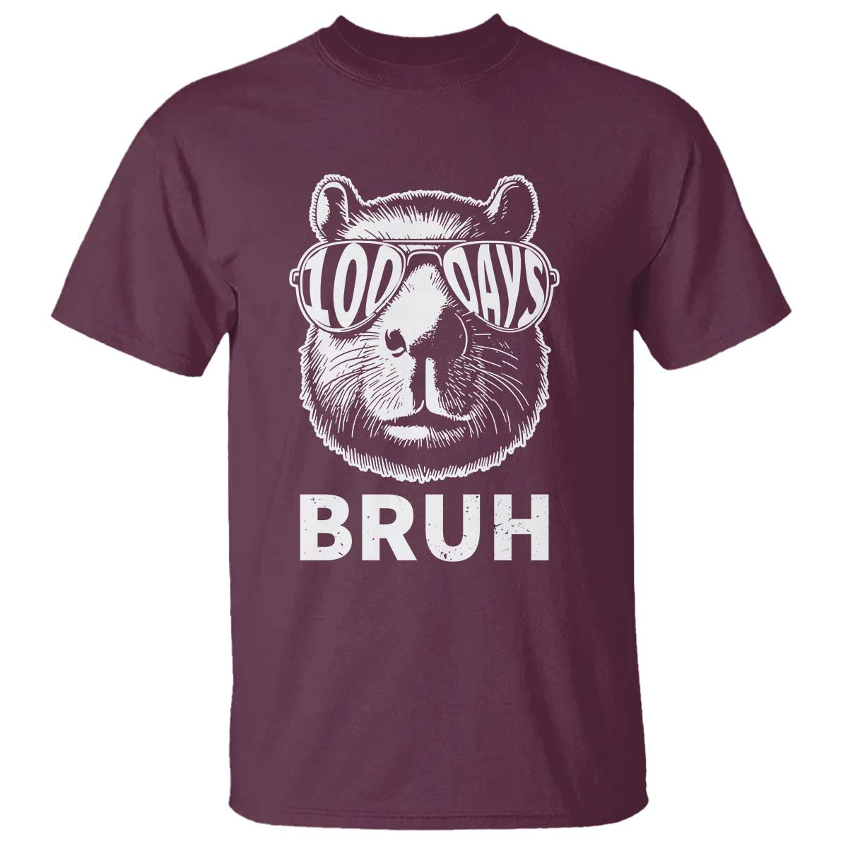 100th-day-of-school-capybara-t-shirt-100-days-bruh-cool-capy-bara
