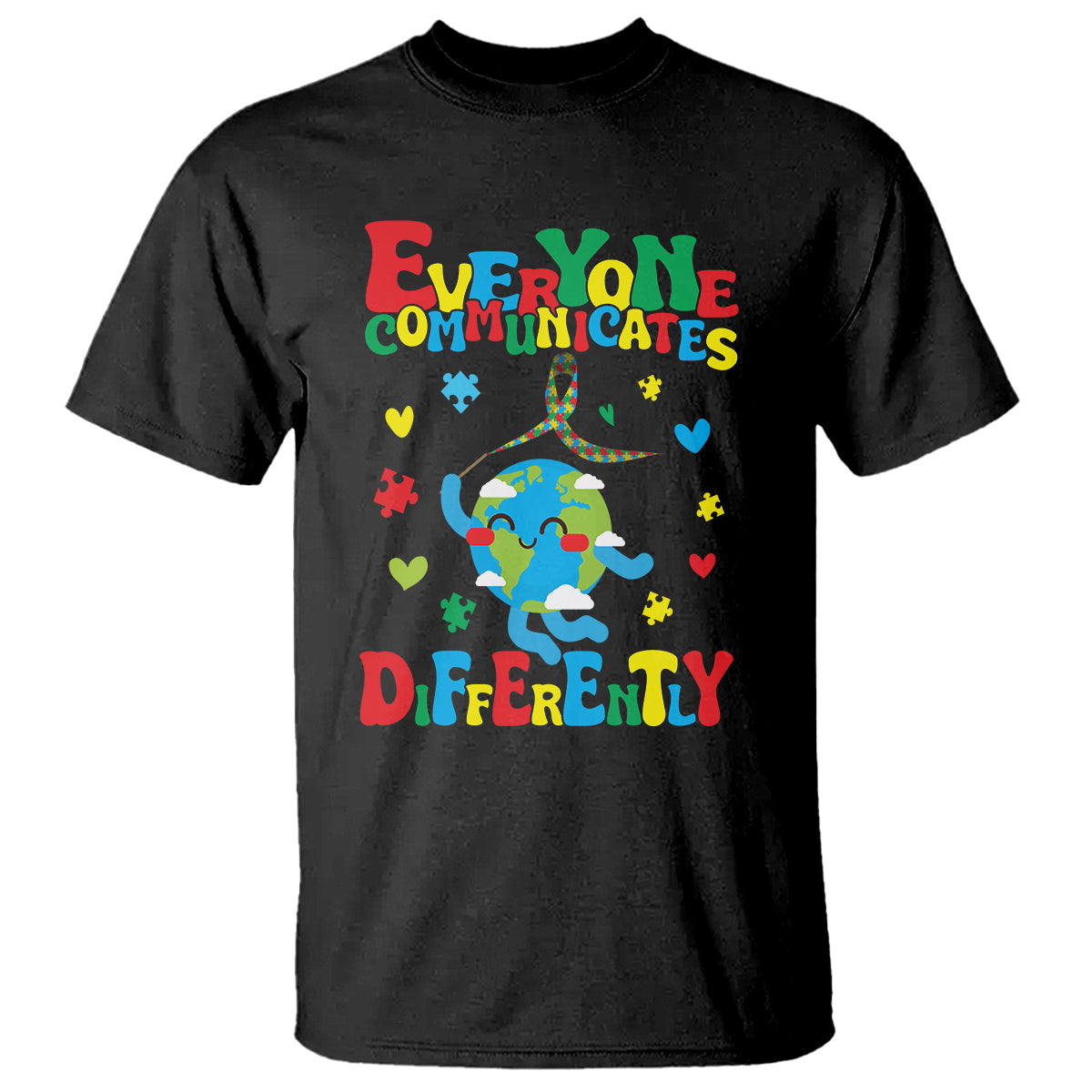 autism-awareness-t-shirt-everyone-communicates-different-puzzle-cute-earth