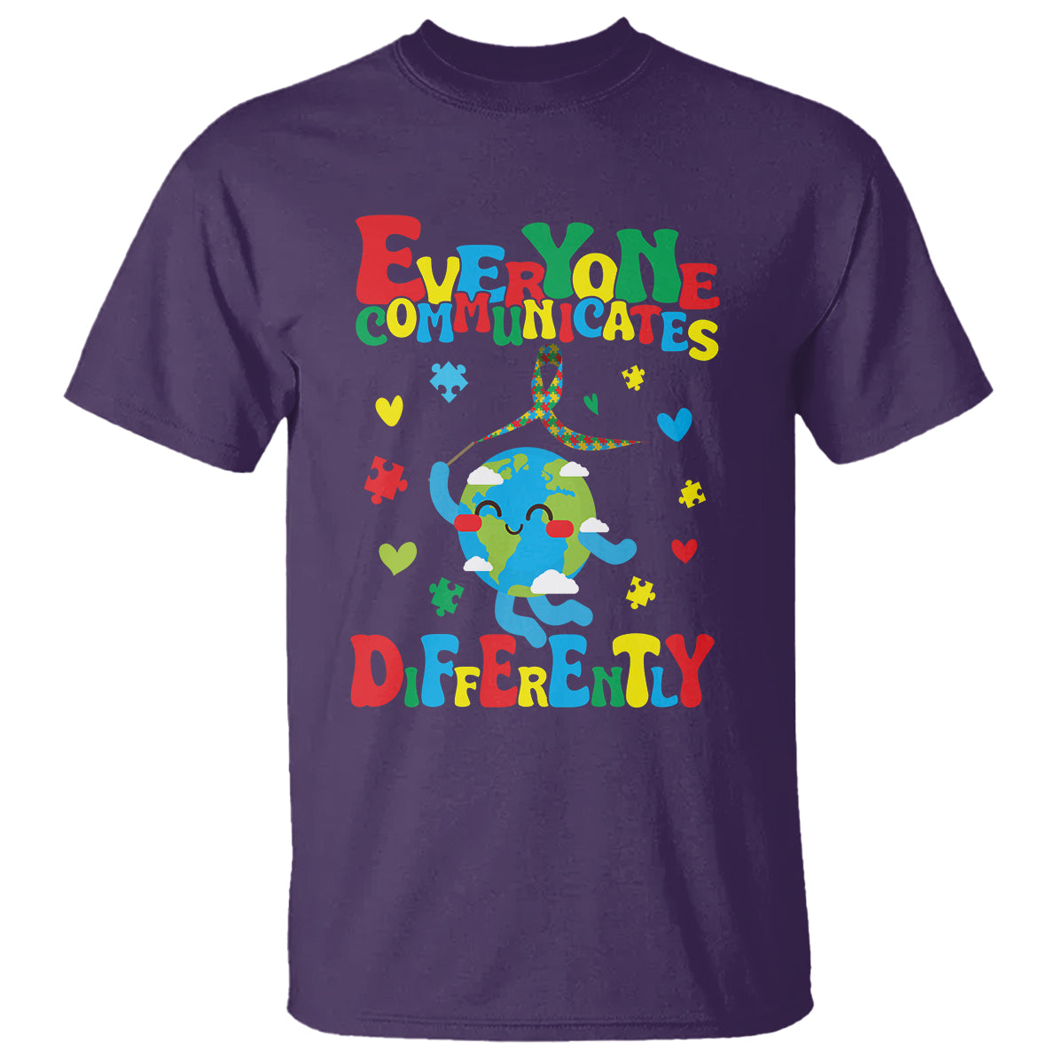 autism-awareness-t-shirt-everyone-communicates-different-puzzle-cute-earth