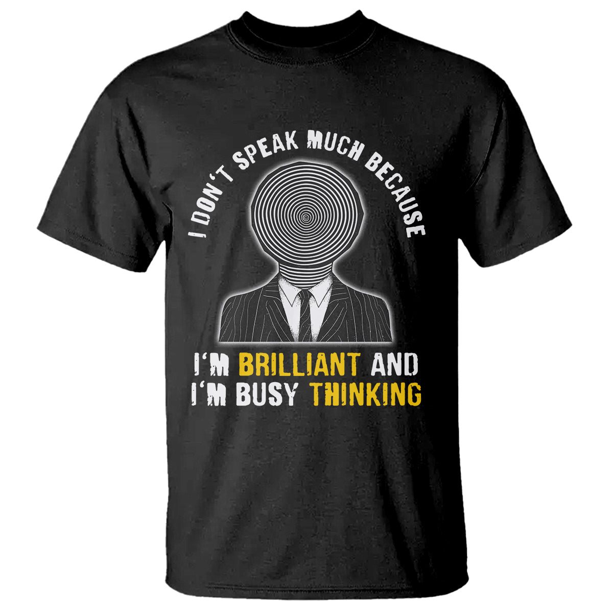 autism-awareness-t-shirt-i-dont-speak-much-because-im-brilliant-and-im-busy-thinking-autistic-aesthetic-maze-man