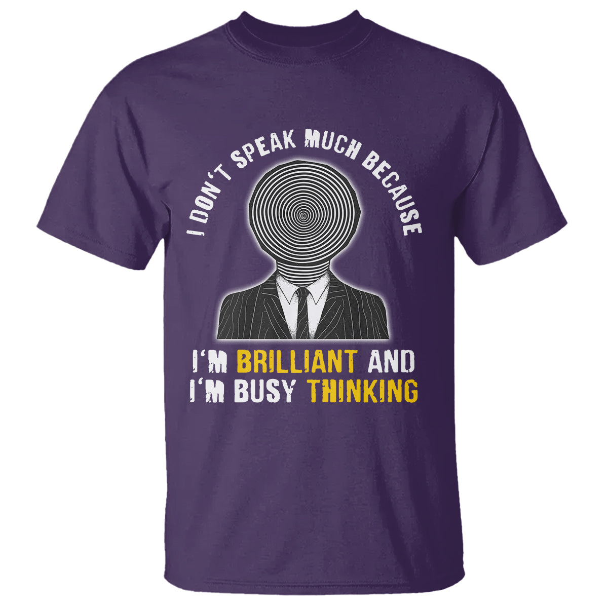 autism-awareness-t-shirt-i-dont-speak-much-because-im-brilliant-and-im-busy-thinking-autistic-aesthetic-maze-man