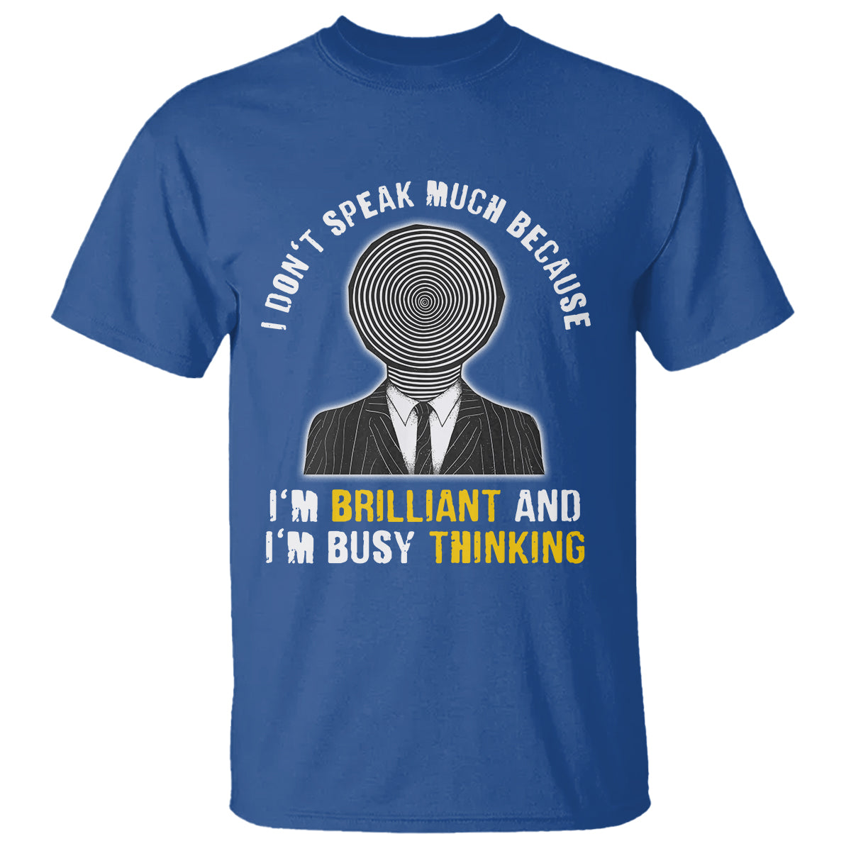 autism-awareness-t-shirt-i-dont-speak-much-because-im-brilliant-and-im-busy-thinking-autistic-aesthetic-maze-man