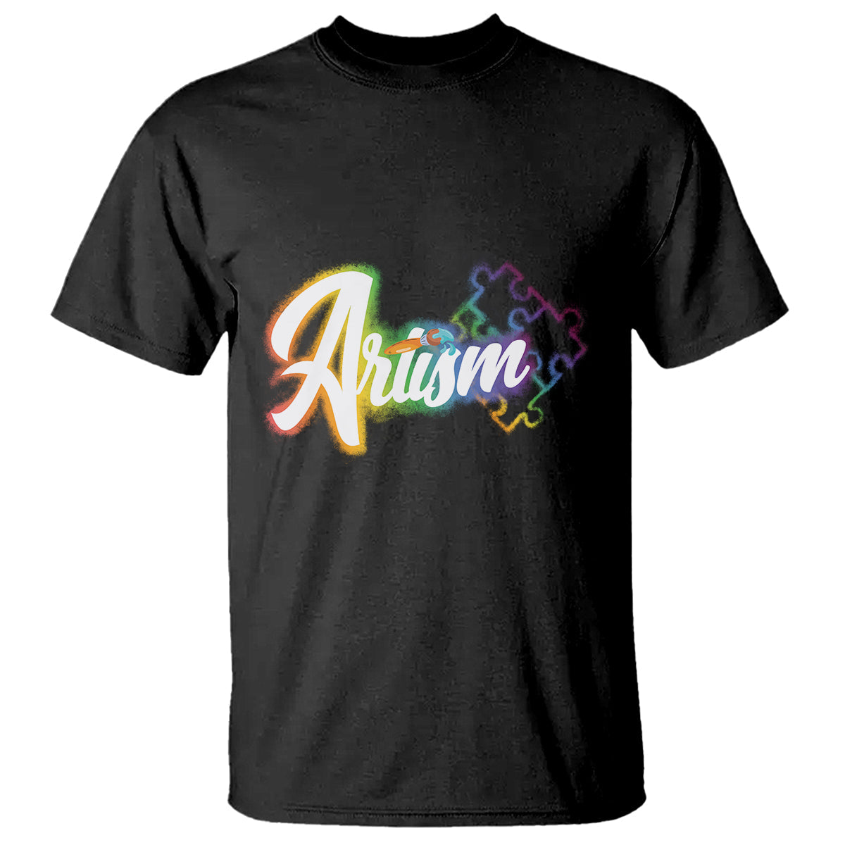 autism-awareness-t-shirt-artism-artist-autistic-rainbow-puzzle-aesthetic