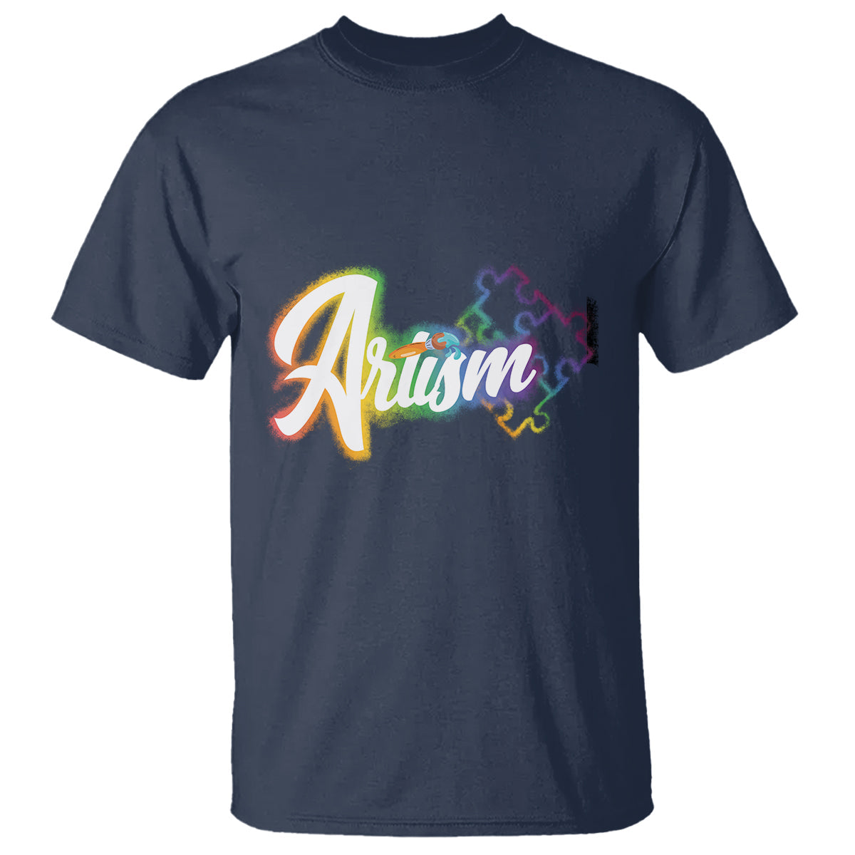 autism-awareness-t-shirt-artism-artist-autistic-rainbow-puzzle-aesthetic