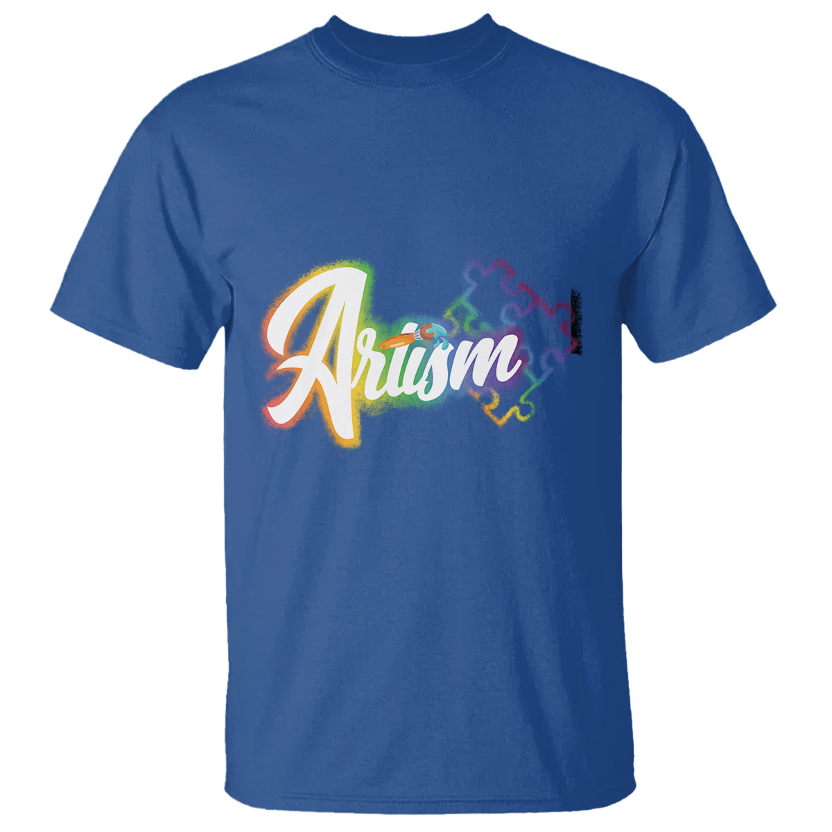 autism-awareness-t-shirt-artism-artist-autistic-rainbow-puzzle-aesthetic
