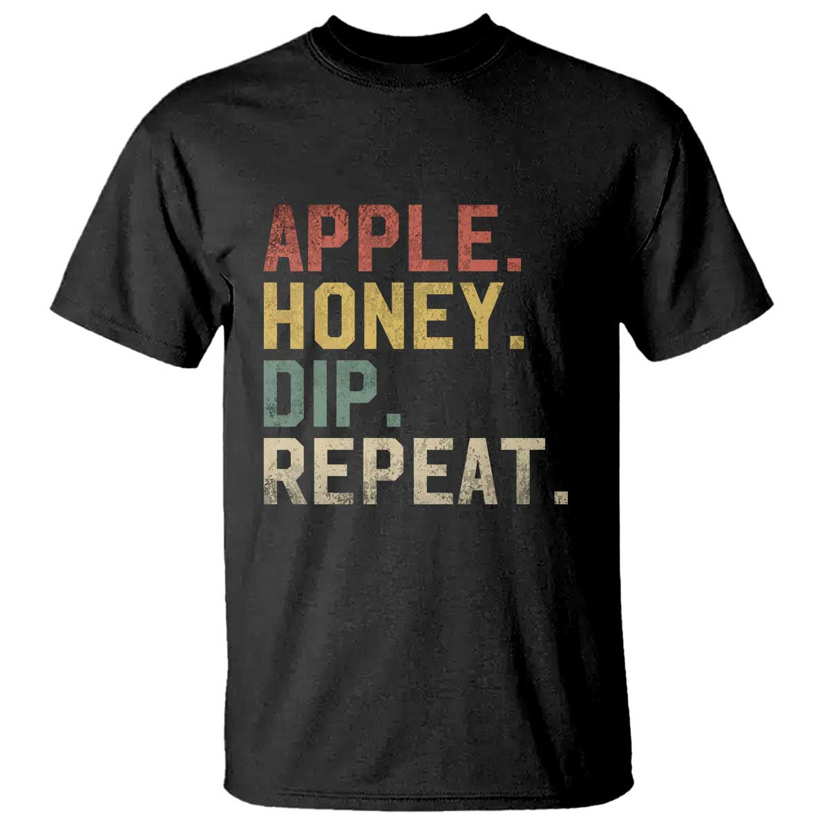 rosh-hashanah-jewish-t-shirt-apple-honey-dip-repeat