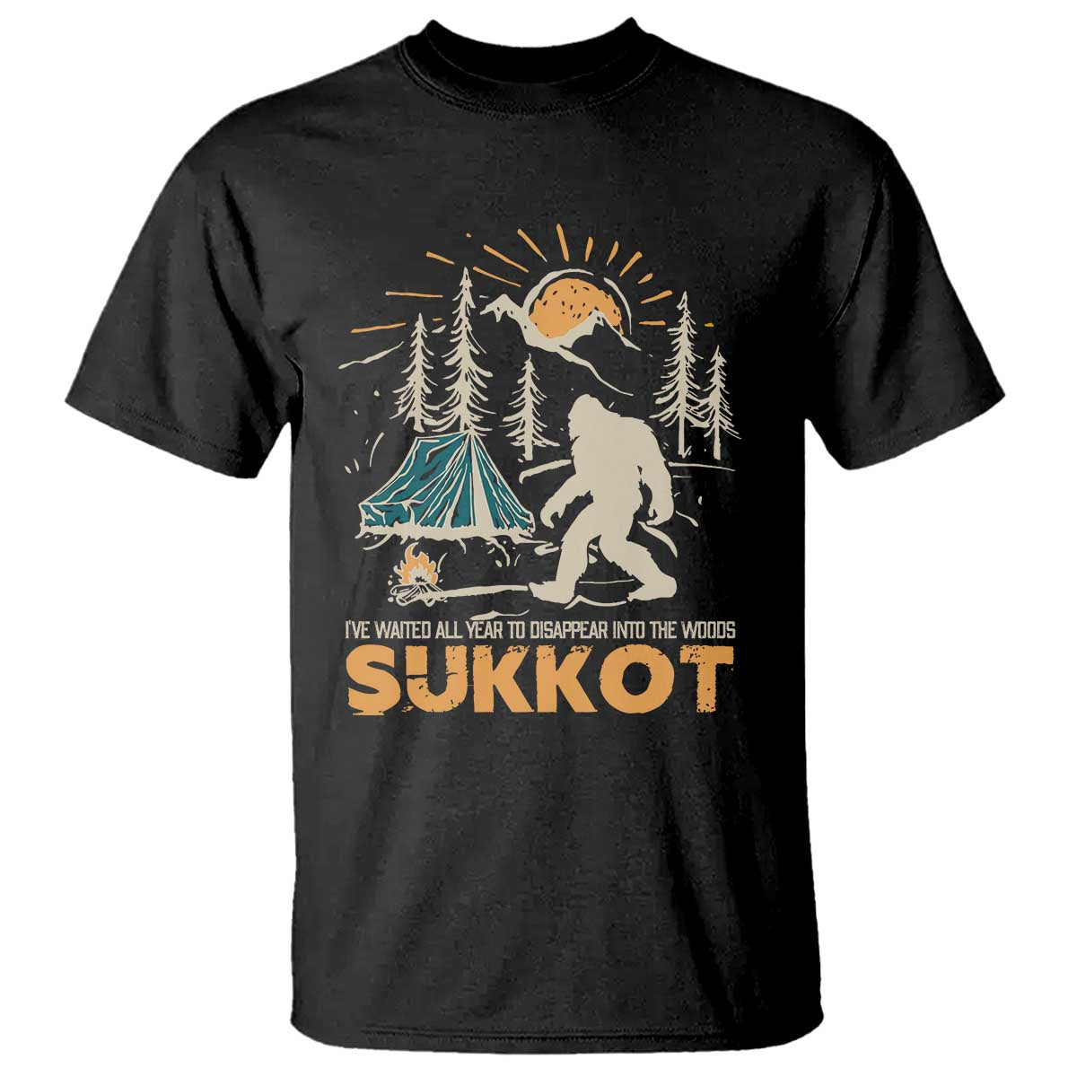 funny-sukkot-t-shirt-ive-waited-all-year-for-sukkot-bigfoot-jewish-holiday