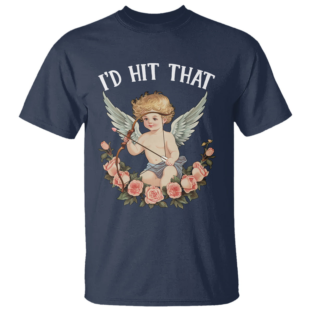 valentines-day-t-shirt-id-hit-that-cupid-vintage-art-rose