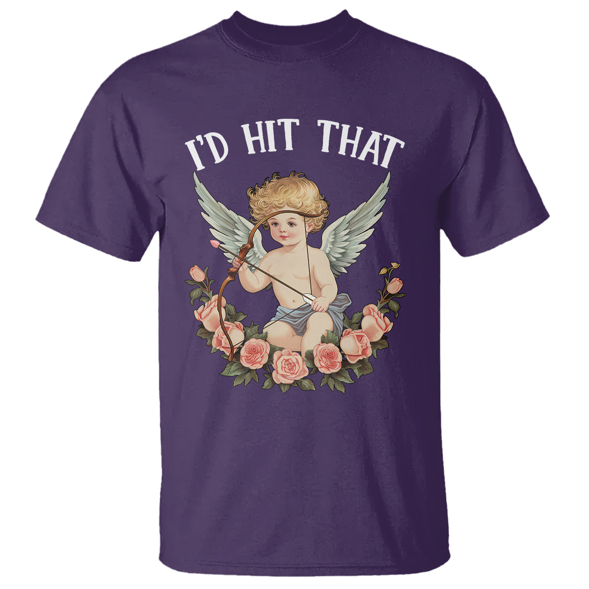 valentines-day-t-shirt-id-hit-that-cupid-vintage-art-rose