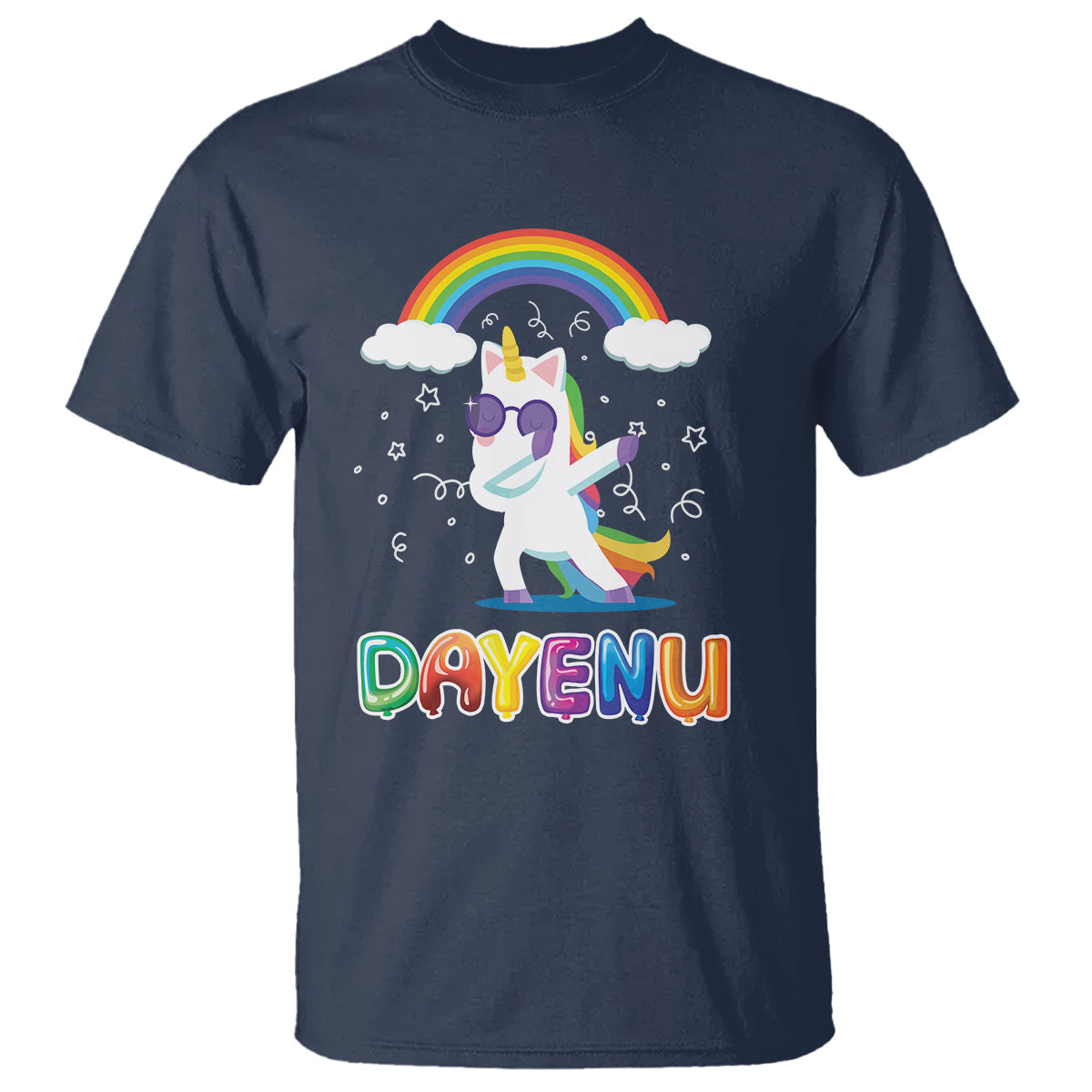 passover-t-shirt-cute-unicorn-dayenu-for-jewish-kids-boys-girls-1