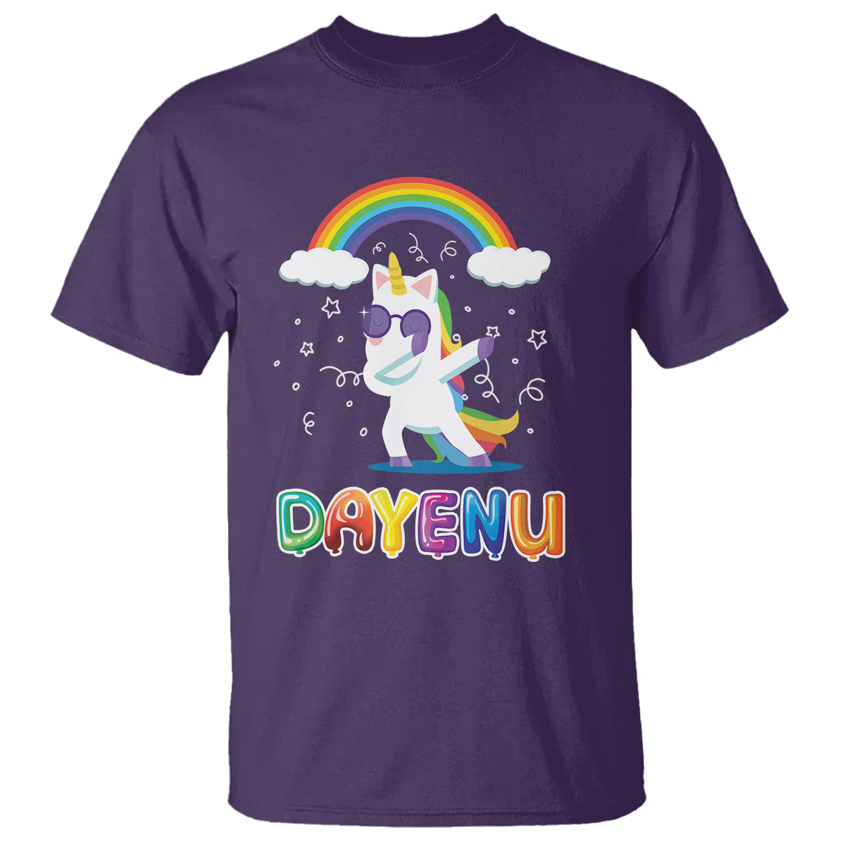 passover-t-shirt-cute-unicorn-dayenu-for-jewish-kids-boys-girls-1