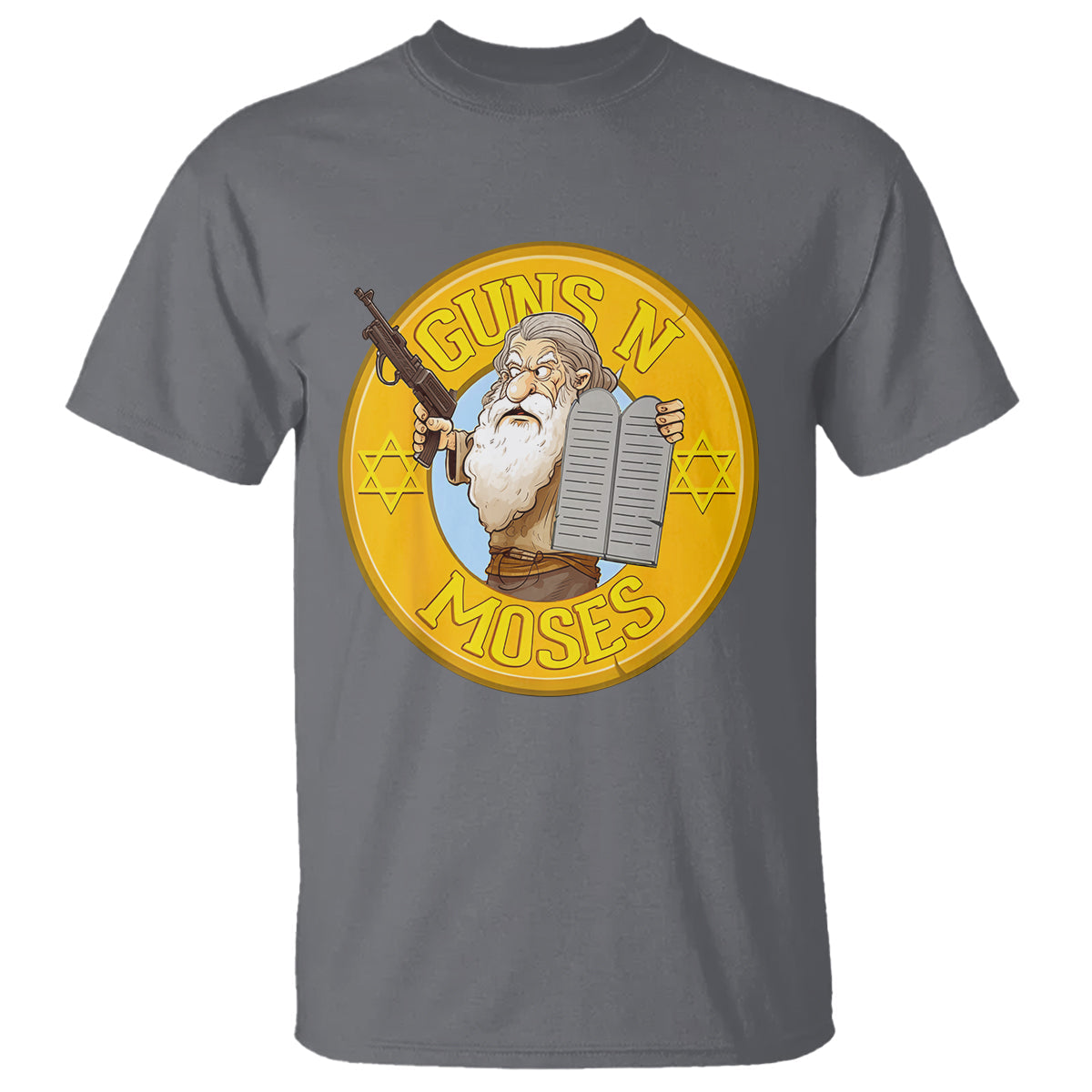 funny-passover-guns-n-moses-jewish-t-shirt-1