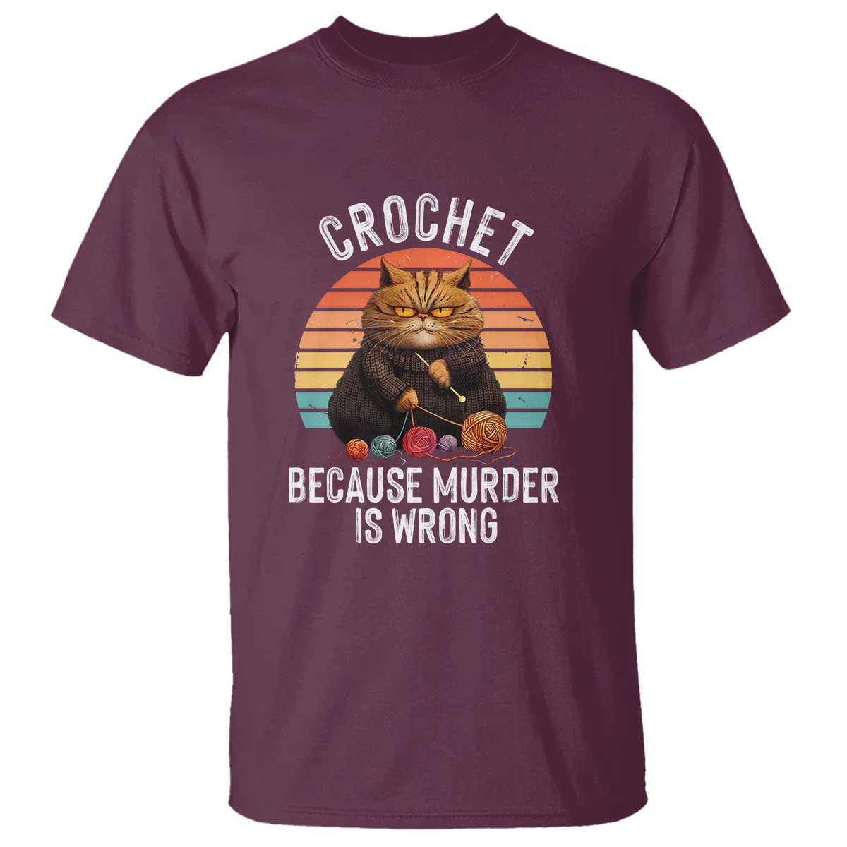 funny-crochet-cat-t-shirt-because-murder-is-wrong